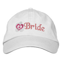 Brudmöhippabroderi Broderad Keps