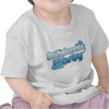 brudtärnor för hav för blåa blommorbachelorettepar tee shirts
