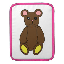Brun björnRickshawsleeve Sleeve För iPads