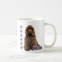 Brun cockerspanielSpanielmamma 4 Mugg