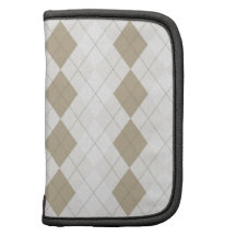 Brun kakao Argyle Personlig Almanackor