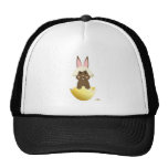 Brun kaningultpåskägg trucker keps