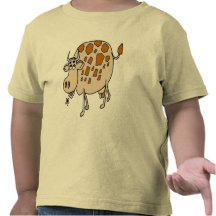 Brun ko t-shirts