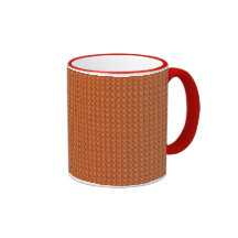 Brun väv kaffe koppar