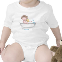 Brunt hårbad Time T-shirt