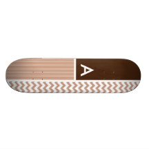 Brunt sparremönster skate boards