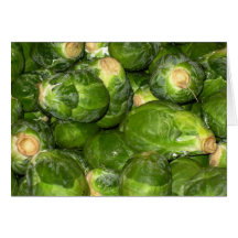 Brussel - groddar hälsnings kort