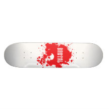 Brutal blodig Skateboard