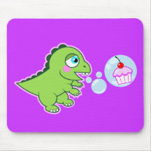 BubbleZilla muffin Mousepad Mus Mattor