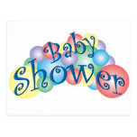 Bubblig baby shower vykort