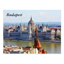 Budapest byggnaden av parlamentet, Budapest Vykort
