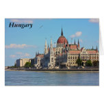 Budapest byggnaden av parlamentet, Ungern Hälsningskort