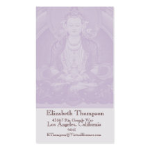 Buddha affärs- eller namnkort visitkort mall