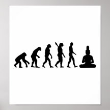 Buddha evolution affisch
