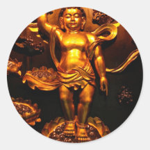 Buddha glädje klistermärken