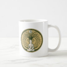 Buddha under det Bodhi träd Kaffe Kopp