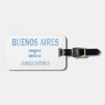 Buenos Aires Argentina designer Bagage Etiketter