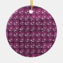 Builder's Bricks - Pink Ornaments