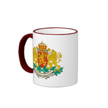 bulgaria emblem kaffe mugg