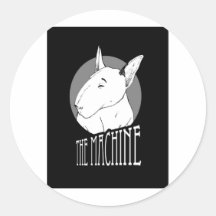 bull terrier pegatina