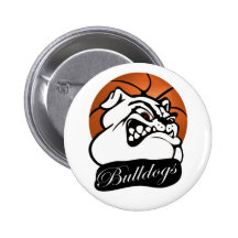 Bulldoggen skolar lagmaskotbasket pins