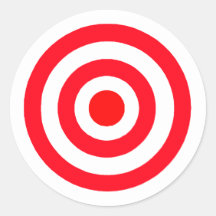 Bullseye Klistermärke