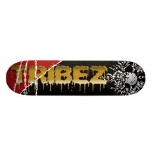 bunden tribezskalle skate deck