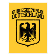 Bundesrepublik Deutschland/tysk örn Vykort