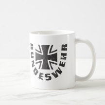 Bundeswehr Deutschland, Luftwaffe, tyskt flygvapen Kaffe Koppar