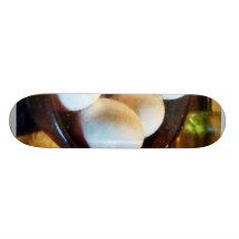 Bunke av ägg skateboards