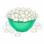 bunke av popcorn photo cut outs