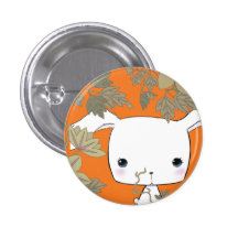 Bunneh Pi nederlag (det orange clematiswashitrycke Knappar Med Nål