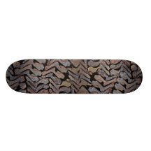 Buntar av järnväg metall skateboard