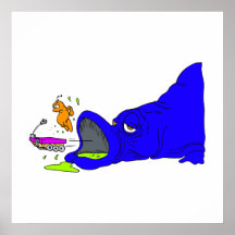 Burbing främling print