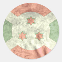 Burundi Runda Klistermärken