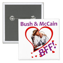Bush & McCain: BFF! Kvadrera knäppas Knappar