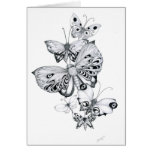 Butterflies Pencil Karten