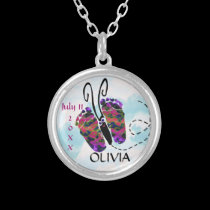 BUTTERFLY FEET halsband
