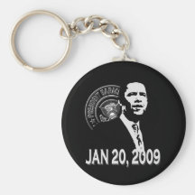 BW för presidentObama invigning Nyckel Ring