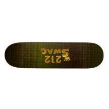 Bylte för 212 riktnummer anpassad skate board