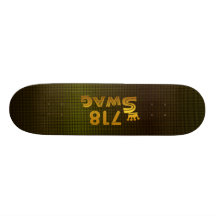 Bylte för 718 riktnummer skateboard deck