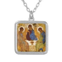 Byzantineänglar på ett bord personliga halsband