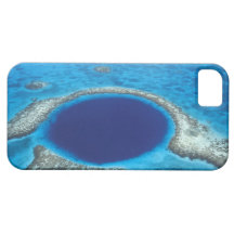 CA Belize. Antennen beskådar av blåtthål (diameter iPhone 5 Cover