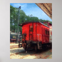 Caboose Print