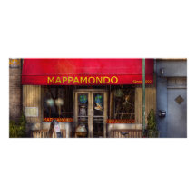 Cafe - NY - Chelsea - Mappamondo Anpassade Rackkort