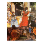 Cafekonserten på Les Ambassadeurs av Edgar Degas Vykort
