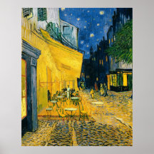 Cafeterrass, ställe du Fora, Arles, 1888 Print