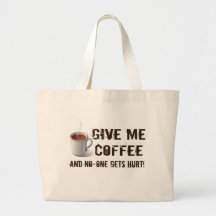 Caffein förlust tote bag