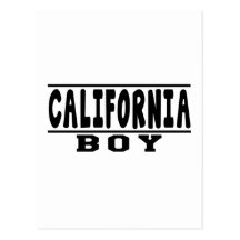California Boy Designs Postcard
