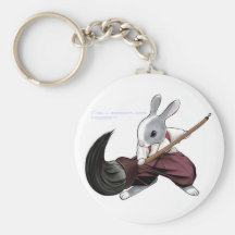 Calligrapher Rabbit -Keychain- キーホルダー